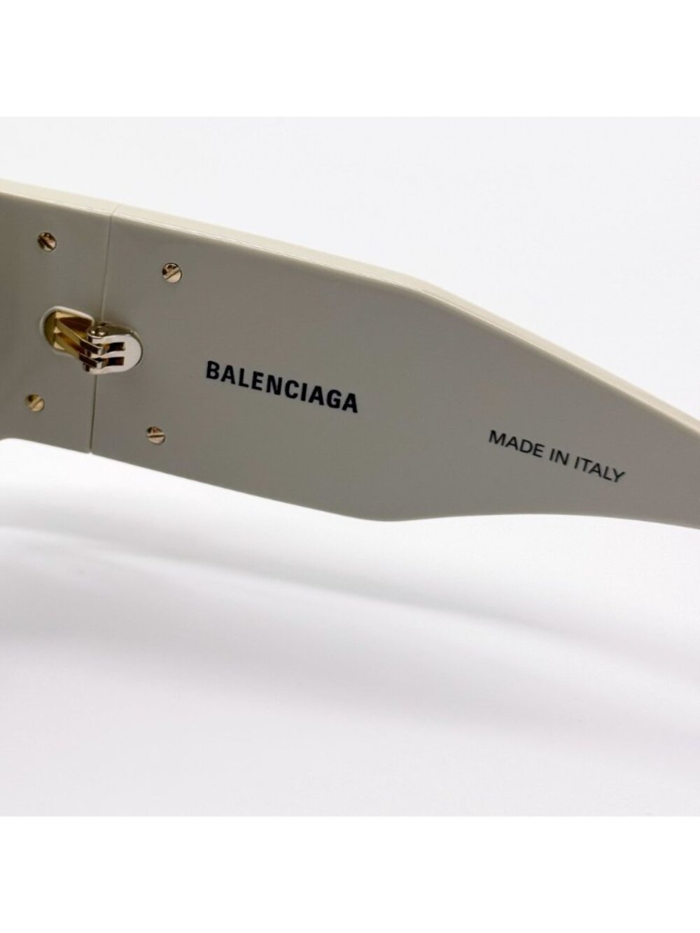 NEW BALENCIAGA BB0321S 010 SUNGLASSES IVORY WOMEN CAT EYE EYEWEAR BALENCIAGA - Picture 9 of 10